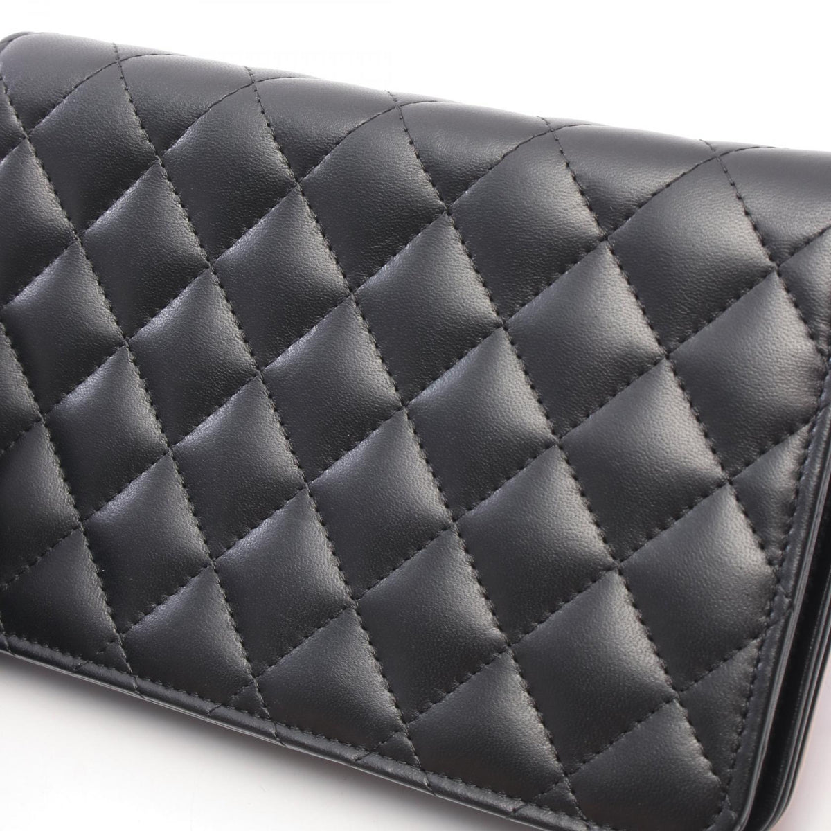 CHANEL Matelasse Camellia Shoulder Bag