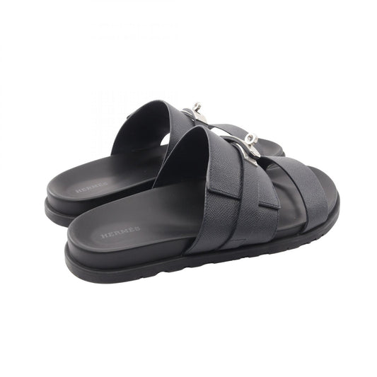 HERMES Jackson Kelly Leather Sandals Size EU 43