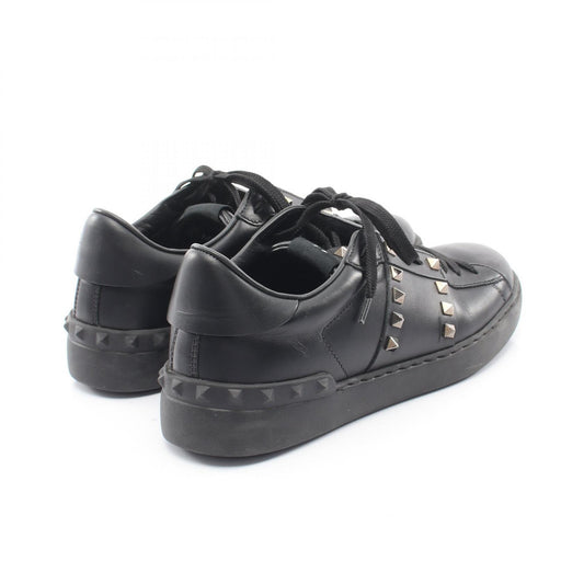 Valentino Garavani Rockstud Leather Sneakers Black Size 40.5