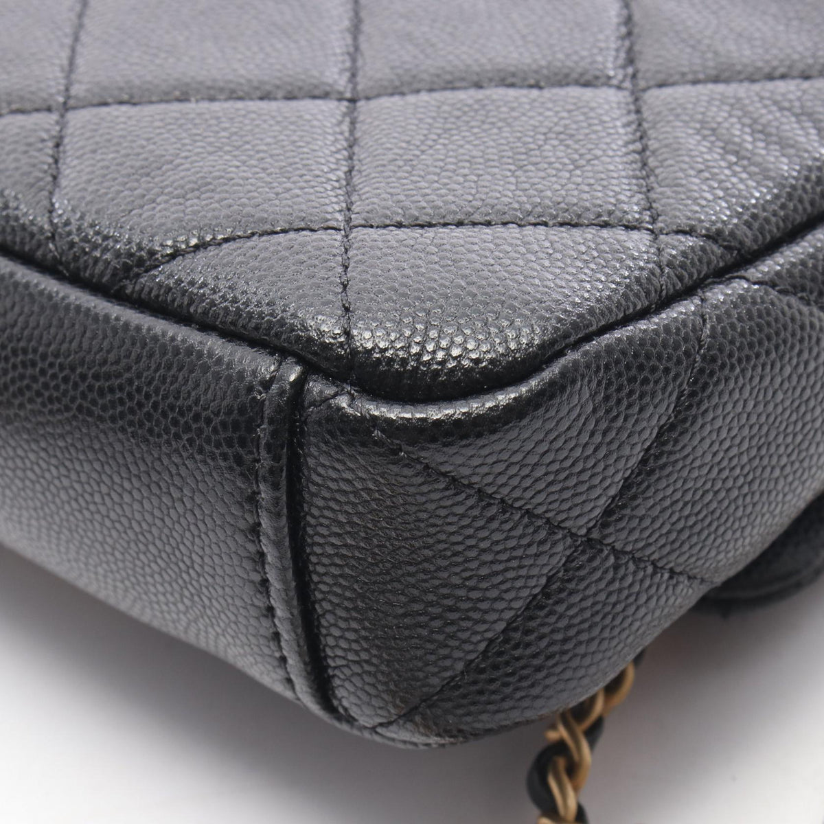 CHANEL Matelasse Mini Flap Bag Black