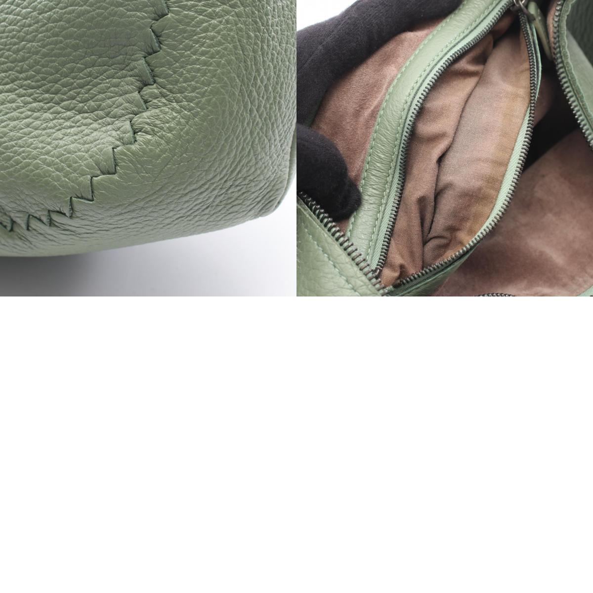 BOTTEGA VENETA Hobo Leather Bag Green