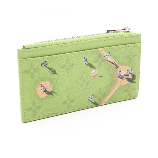 LOUIS VUITTON Japan Ltd. Monogram Coin Card Holder Green Card Case