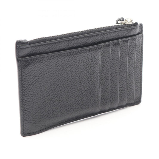 BALENCIAGA Cash Large Long Coin & Cardholder Leather Black