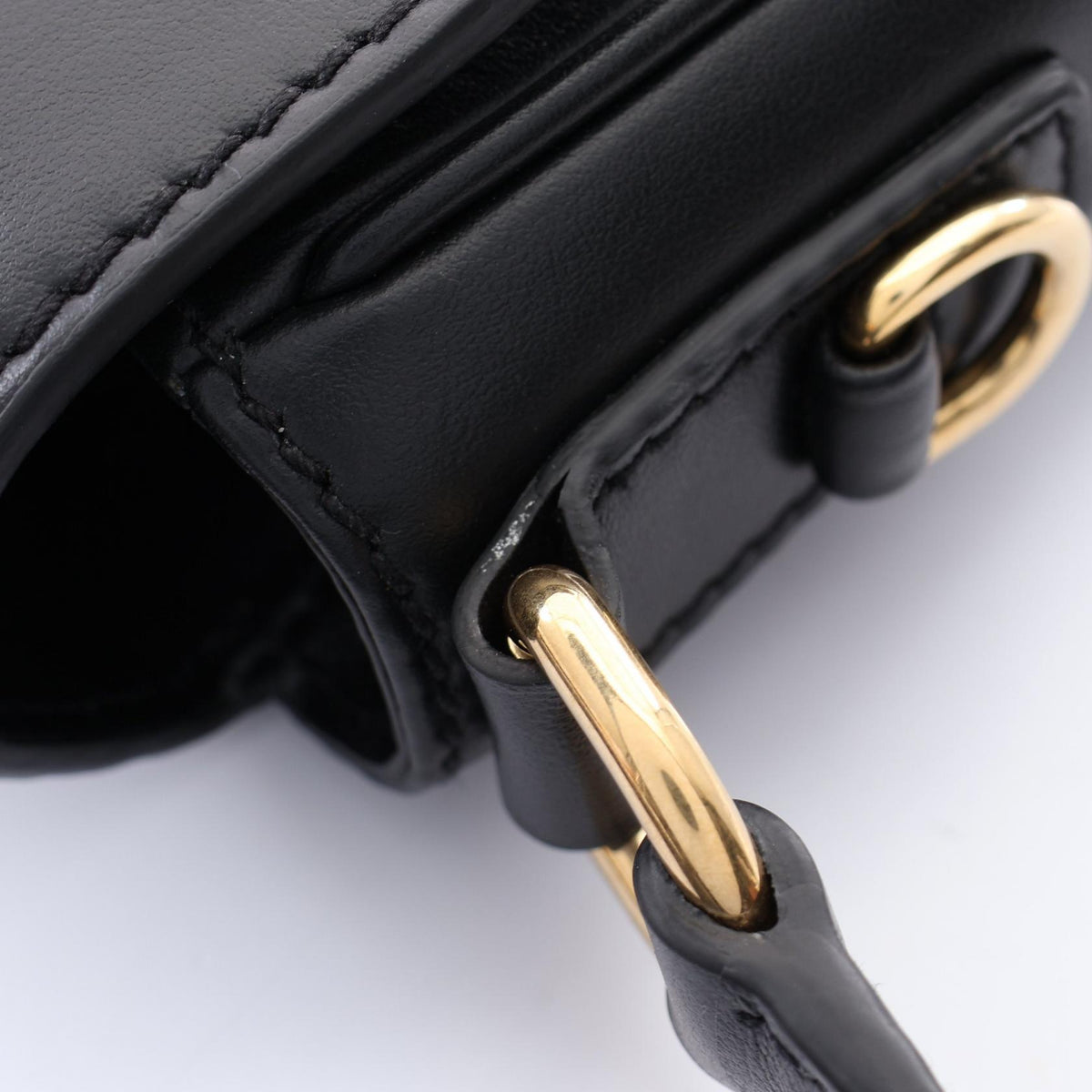 Miu Miu CRM Fine Calf Penny Bag Black