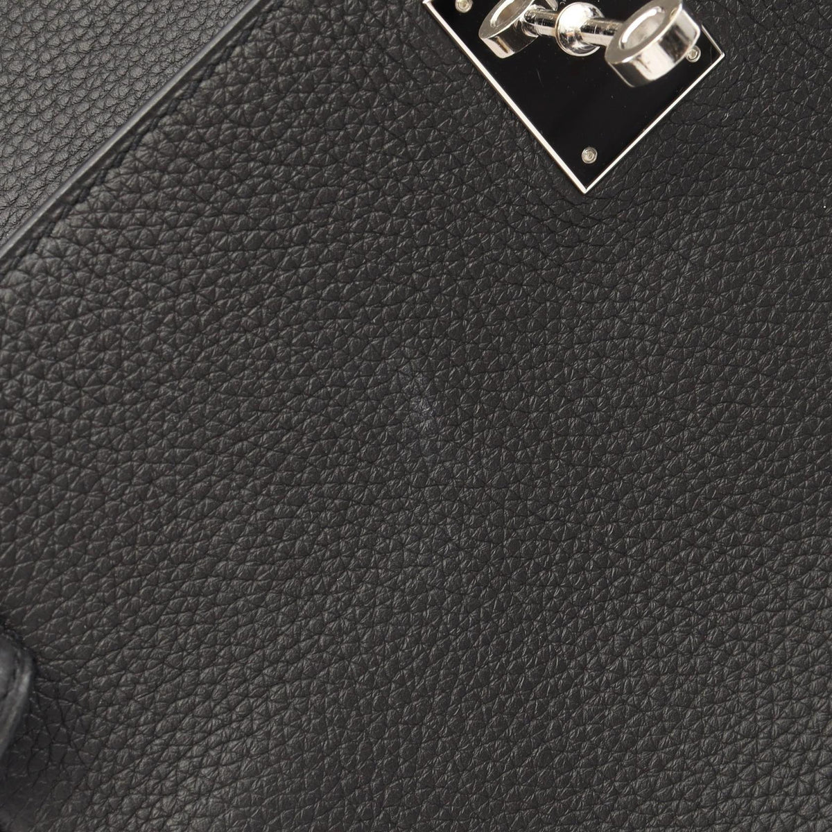 HERMES Kelly 28 Togo Leather Bag Black