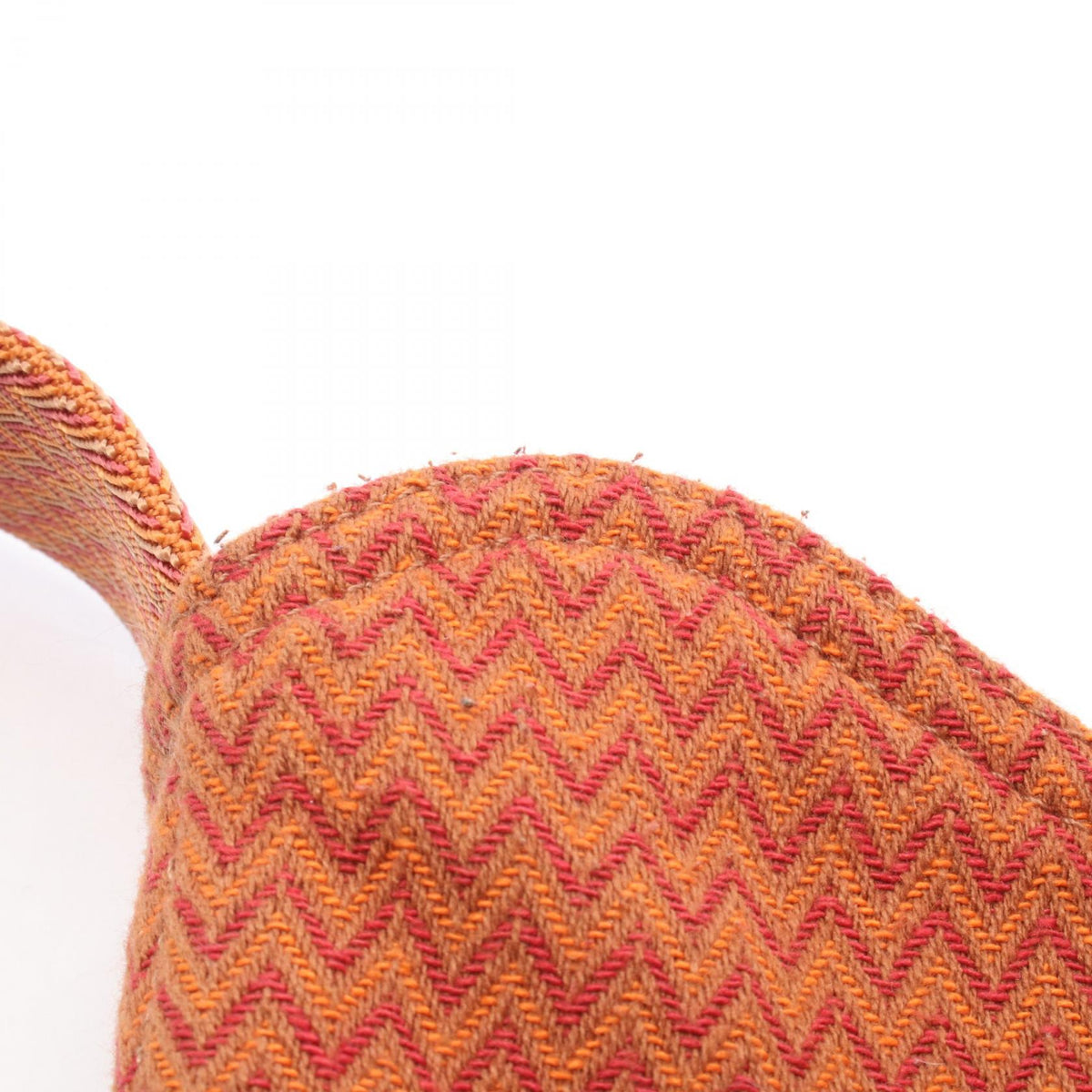 HERMES Sac de Pansage Canvas Bag Orange