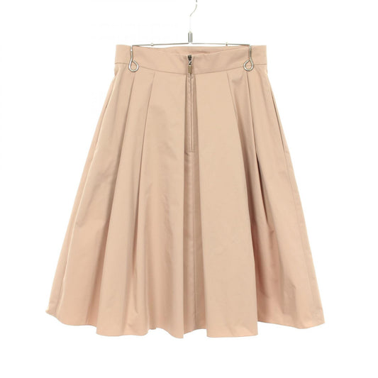 FOXEY Flare Polyester Skirt Pink Size 38