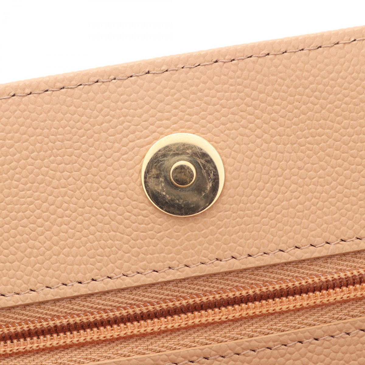 CHANEL Matelasse Calfskin Bag Beige