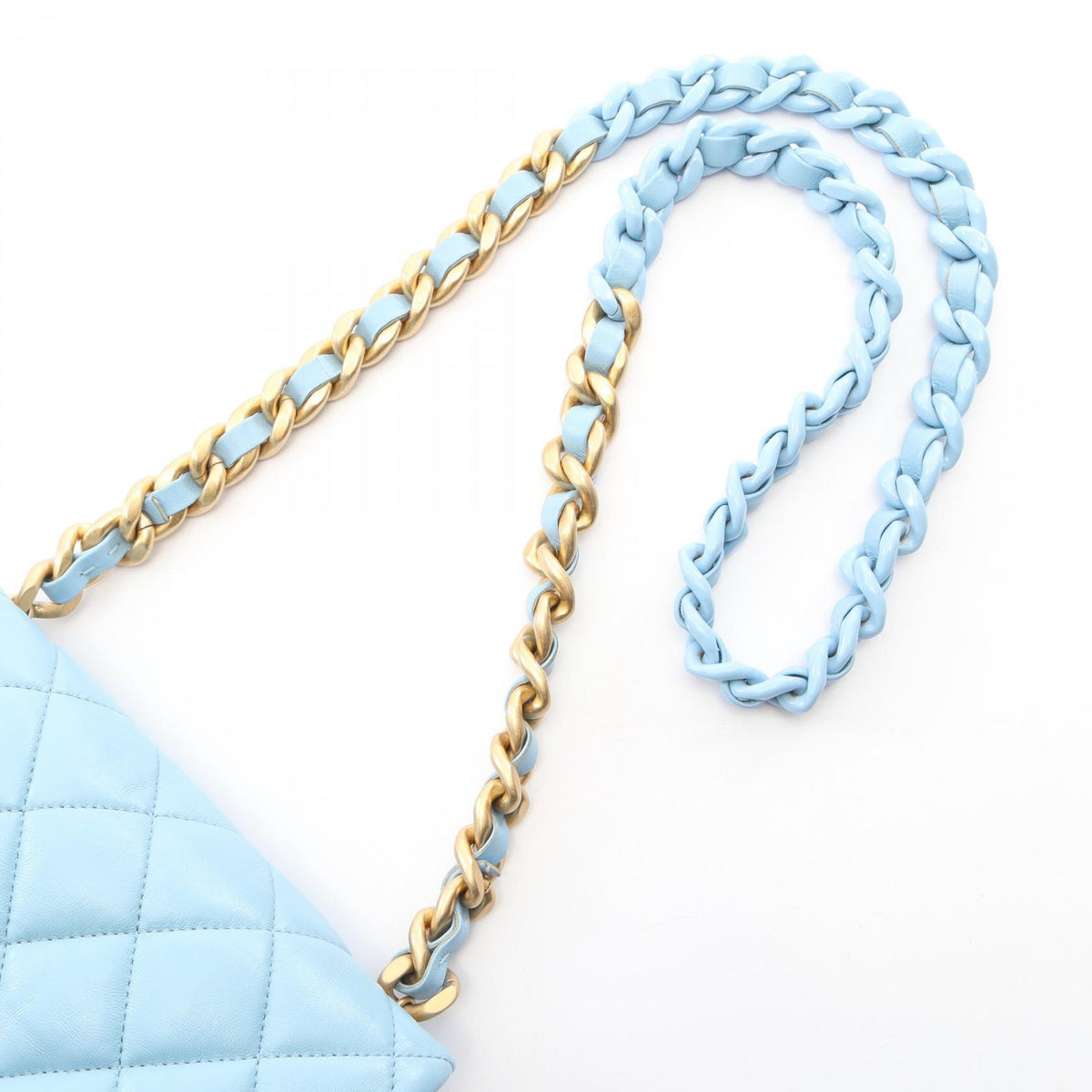 CHANEL Matelasse Combi Hardware Bag Blue