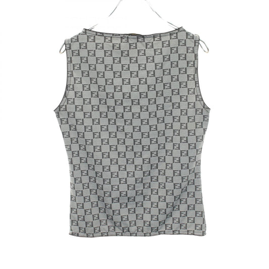 FENDI FF Pattern Nylon Tank Top Size 42