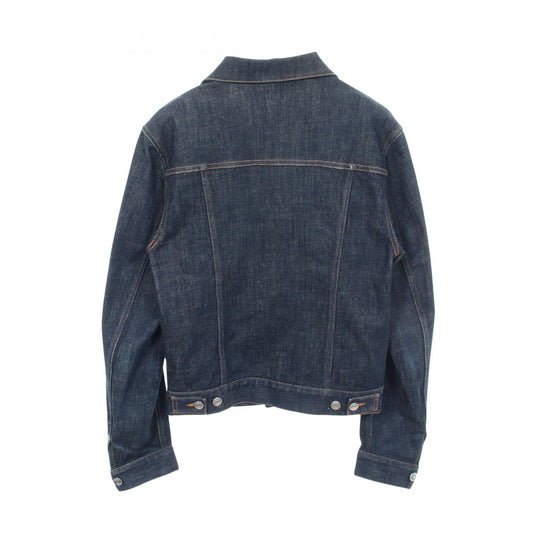 Dior Oblique Cotton Denim Jacket Navy Size 44