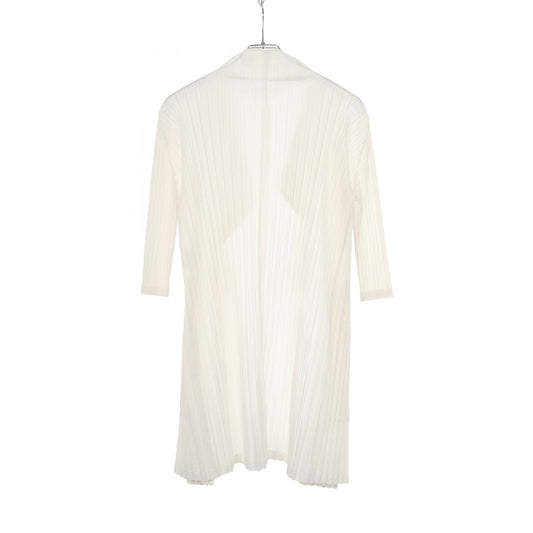 PLEATS PLEASE Pleated Polyester Cardigan Size 2
