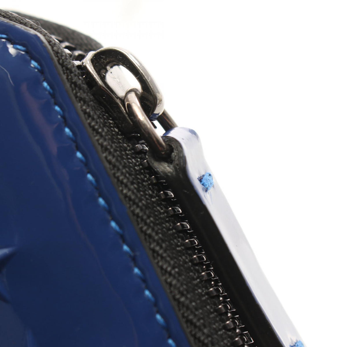JIMMY CHOO CARNABY Blue Star Patent Wallet