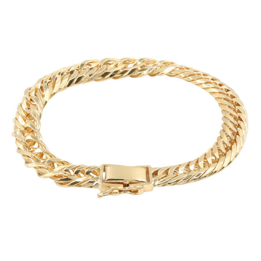 JEWELRY K18 Yellow Gold 8-Sided T Kihei Bracelet