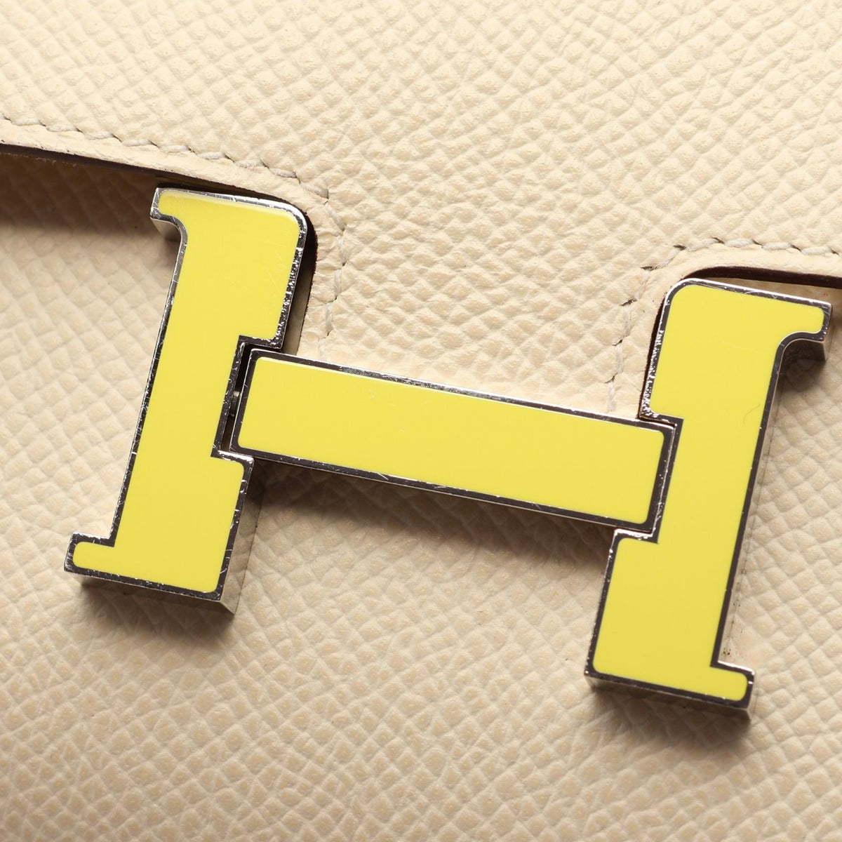 HERMES Constance Long To Go Shoulder Bag Beige