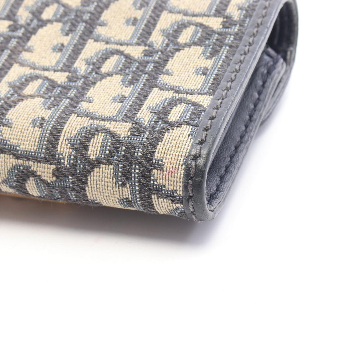 Dior Addict Oblique Canvas Leather Wallet
