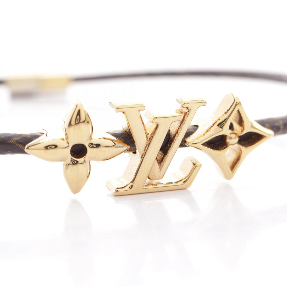 LOUIS VUITTON LV Iconic Gold PVC Bracelet