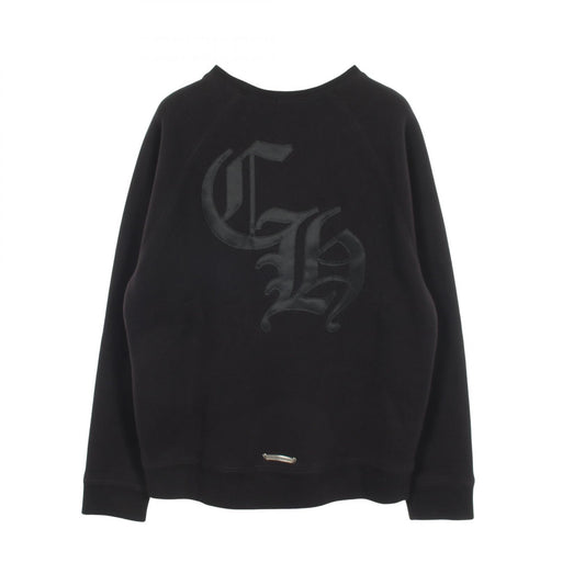CHROME HEARTS Cemetery Cross Sweatshirt Black Size M