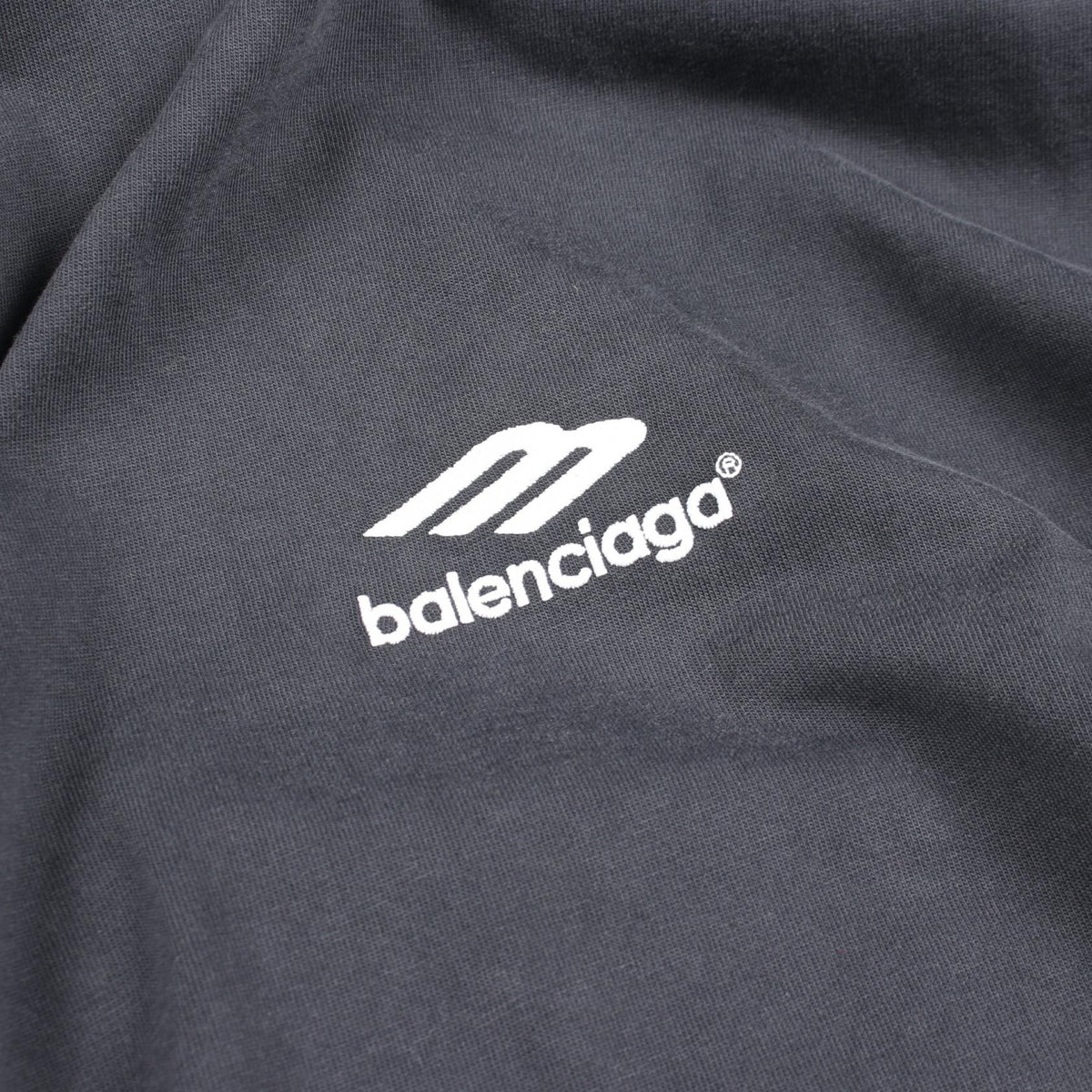 BALENCIAGA Faux Layered Distressed Hooded Dress Size 1
