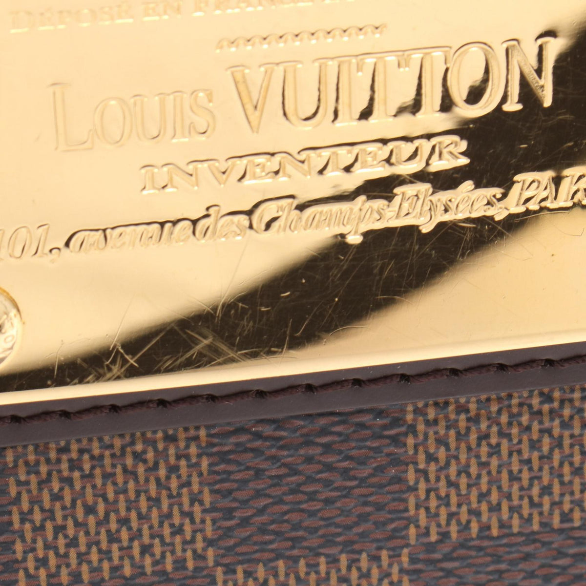 LOUIS VUITTON Thames GM Damier Bag Brown