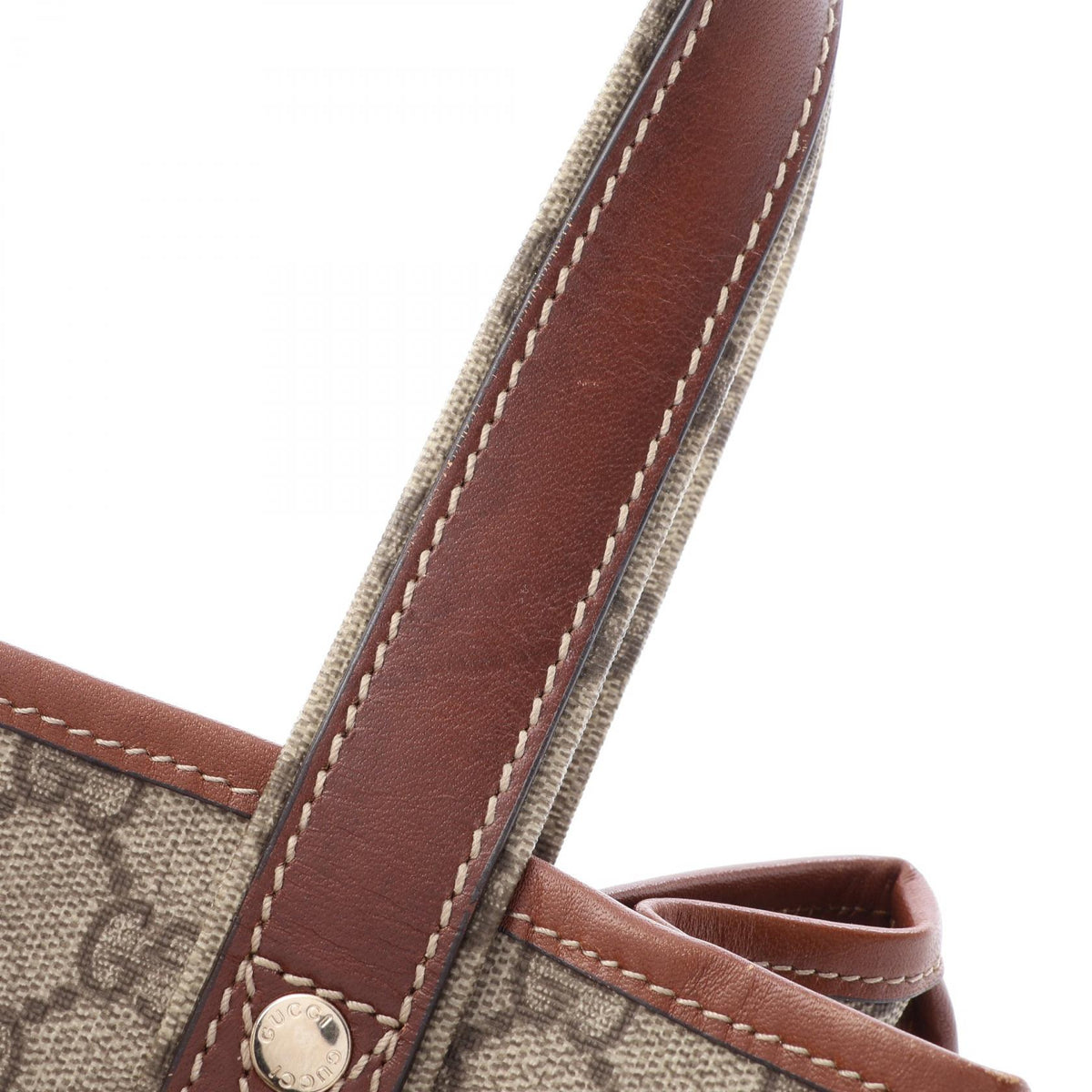GUCCI GG Plus Sherry Line PVC Tote Bag