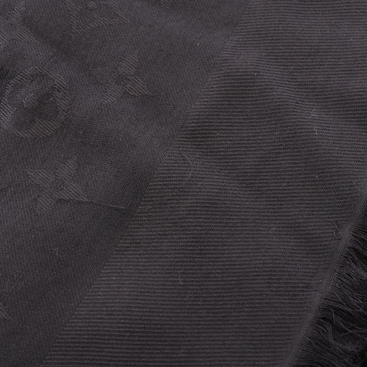 LOUIS VUITTON Monogram Silk Wool Scarf