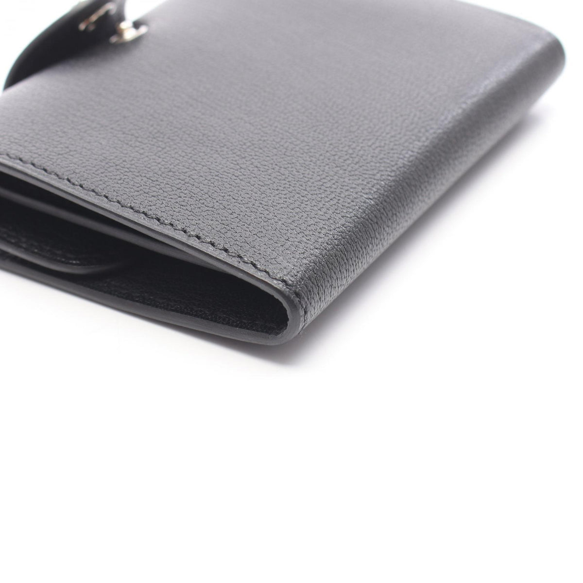 HERMES Iliade Compact Chevre Card Holder Card Case