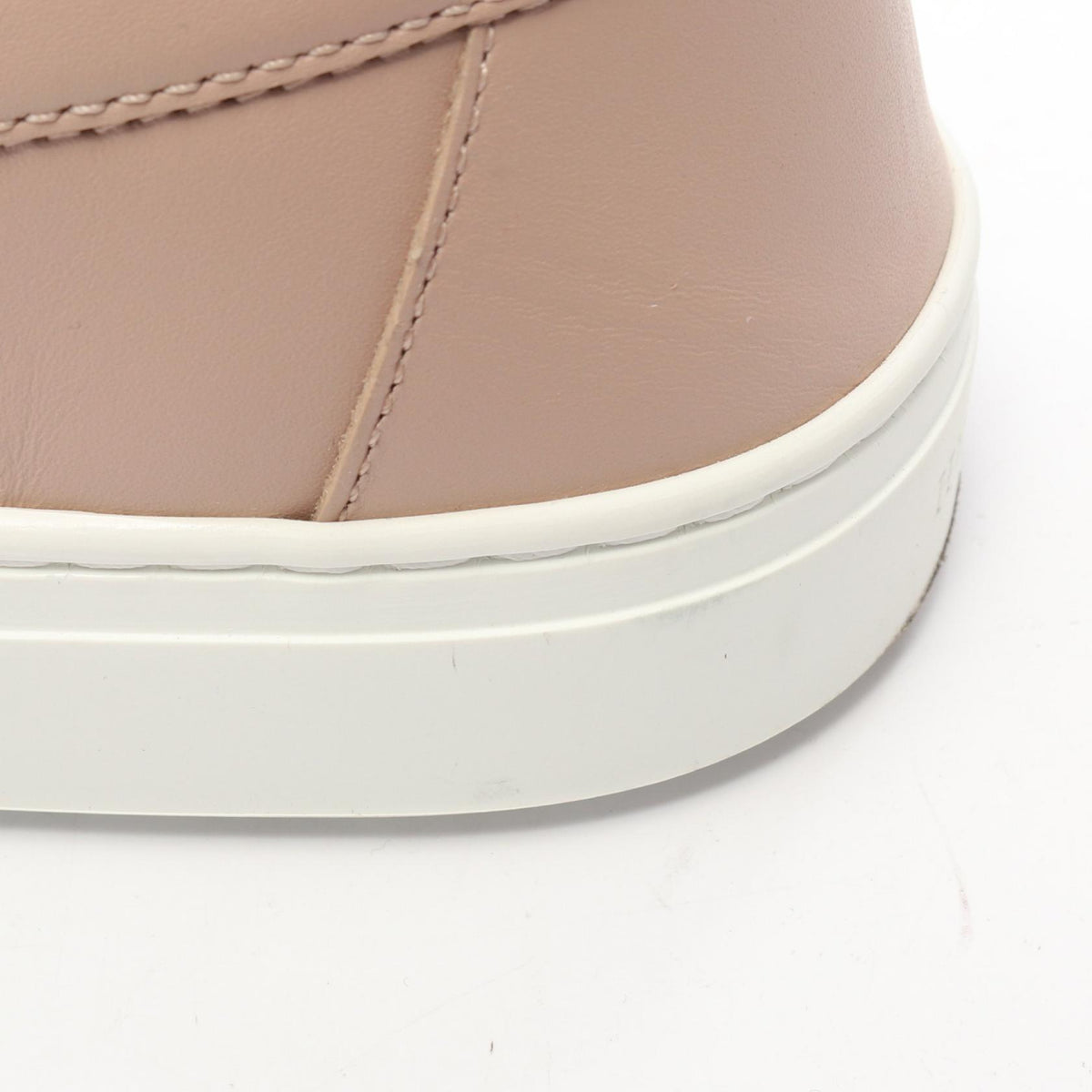 HERMES Game Kelly Buckle Leather Slip-Ons Size 35.5