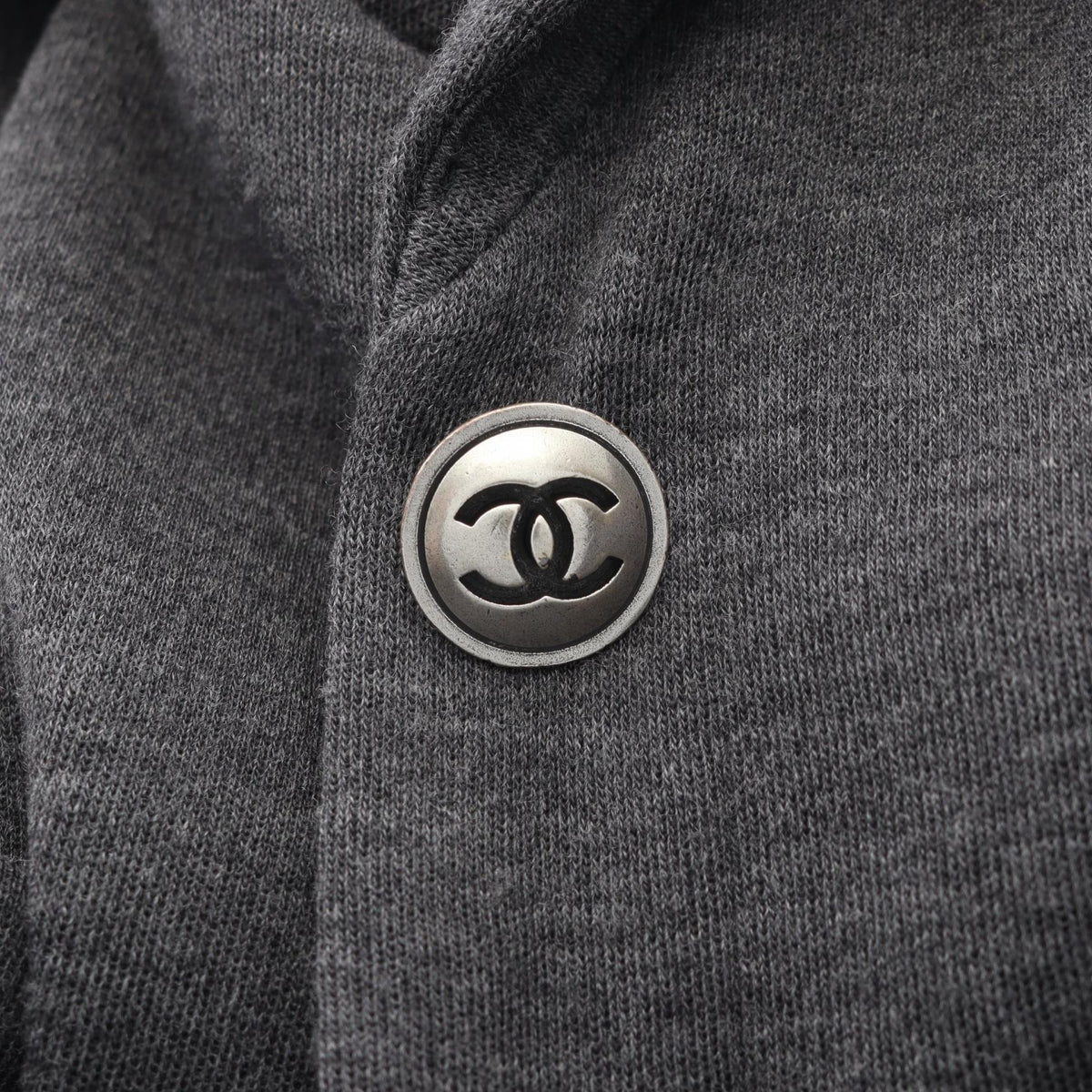 CHANEL CC Button Tailored Wool Blazer Size 38