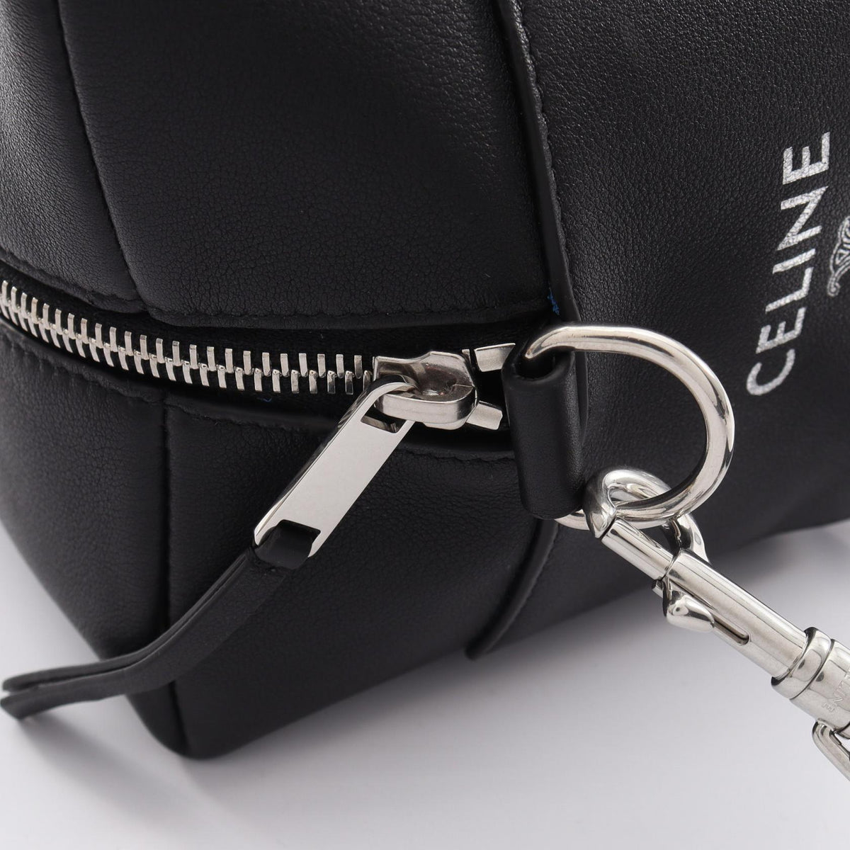 CELINE Takeaway Leather Shoulder Bag Black