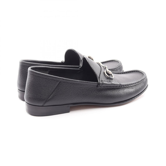 GUCCI Horsebit 1953 Leather Loafers Black Size 10