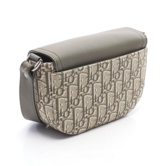 Dior Saddle Oblique Messenger Mini Shoulder Bag Khaki