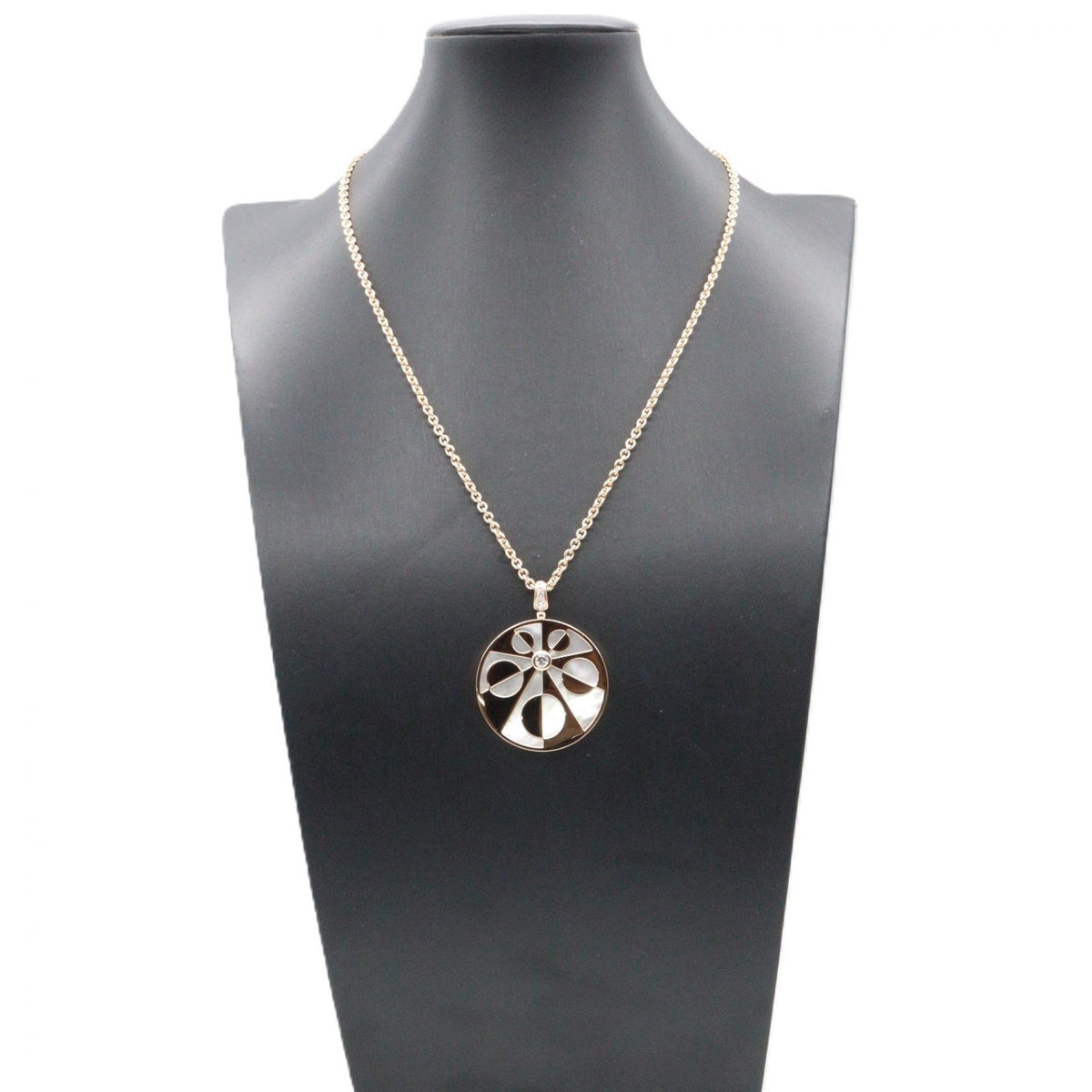 BVLGARI Intarsio Diamond K18PG Necklace
