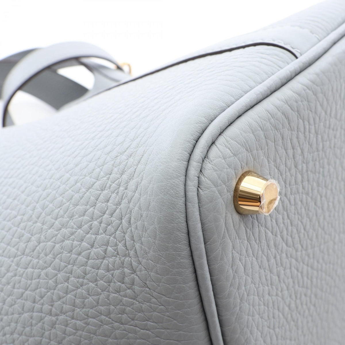 HERMES Picotin Lock PM Gris Clemence Bag