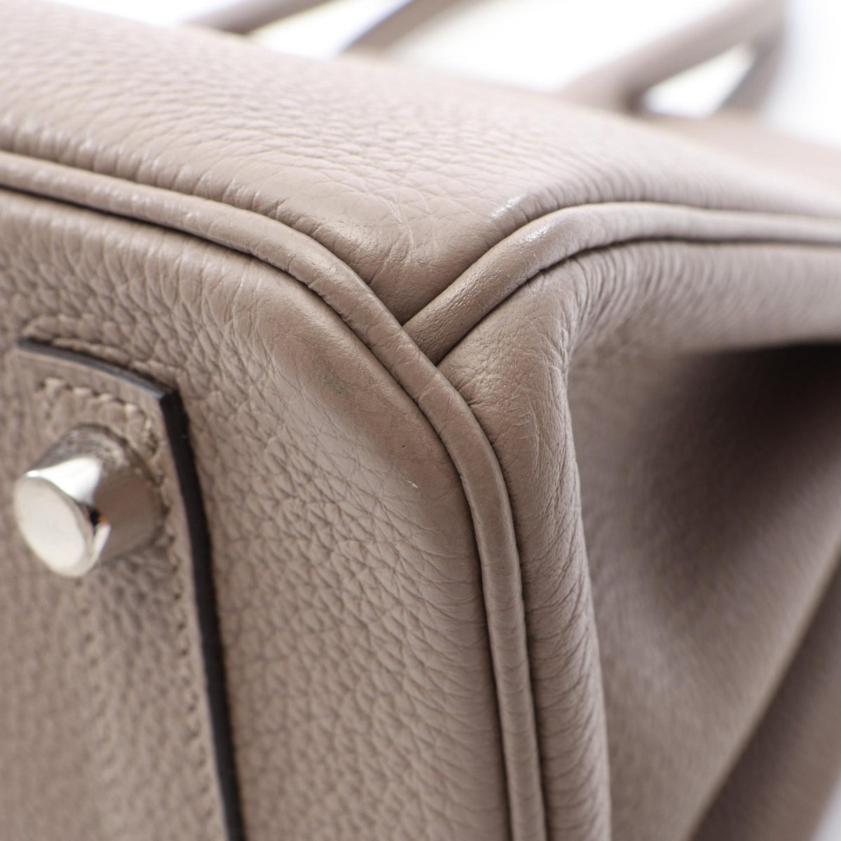 HERMES Birkin 30 Togo Gris Asphalte Handbag