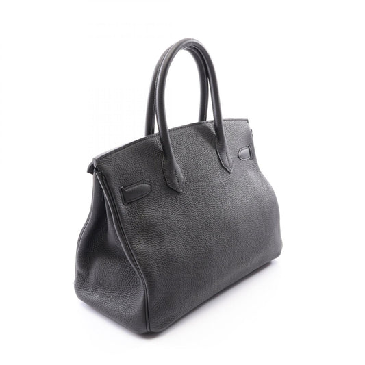 HERMES Birkin 30 Black Togo Leather Bag