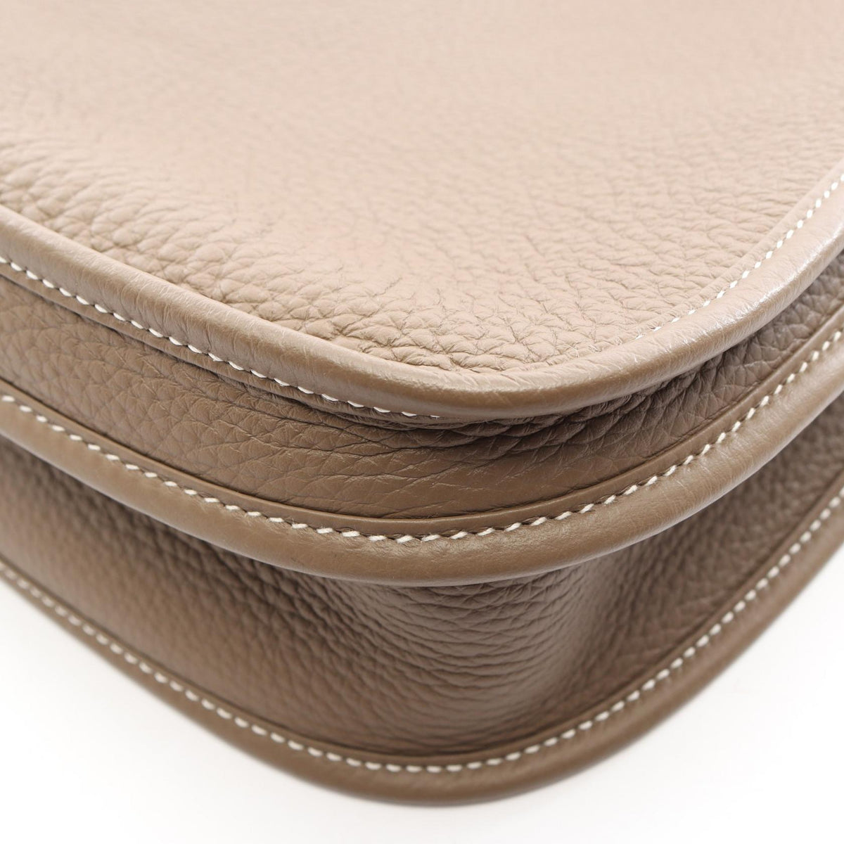 HERMES Evelyne III PM Etoupe Shoulder Bag
