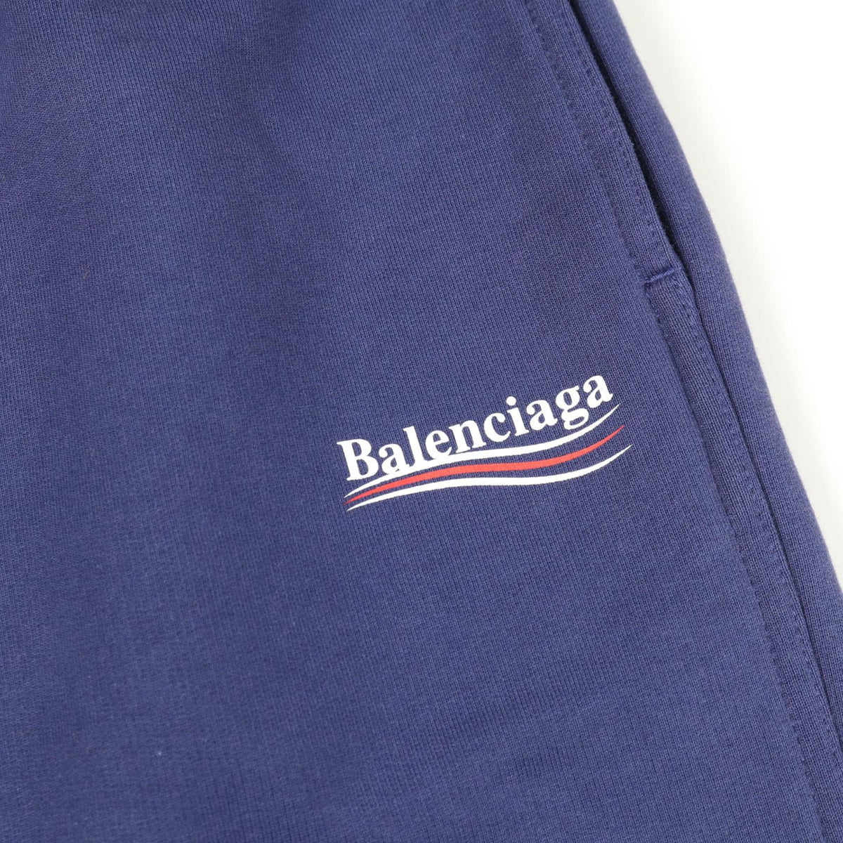 BALENCIAGA Campaign Logo Cotton Pants Purple Size XXS