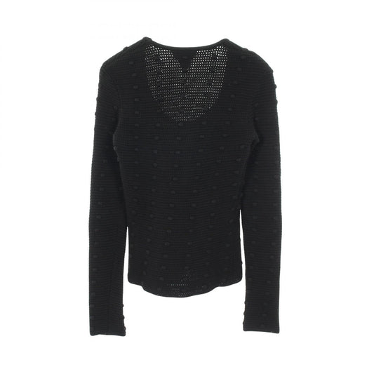BOTTEGA VENETA Cotton Knit Sweater Black Size S