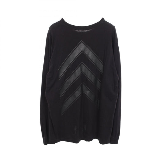 CHROME HEARTS FOTI JARVIS Cotton Long Sleeve T-Shirt Black Size XL