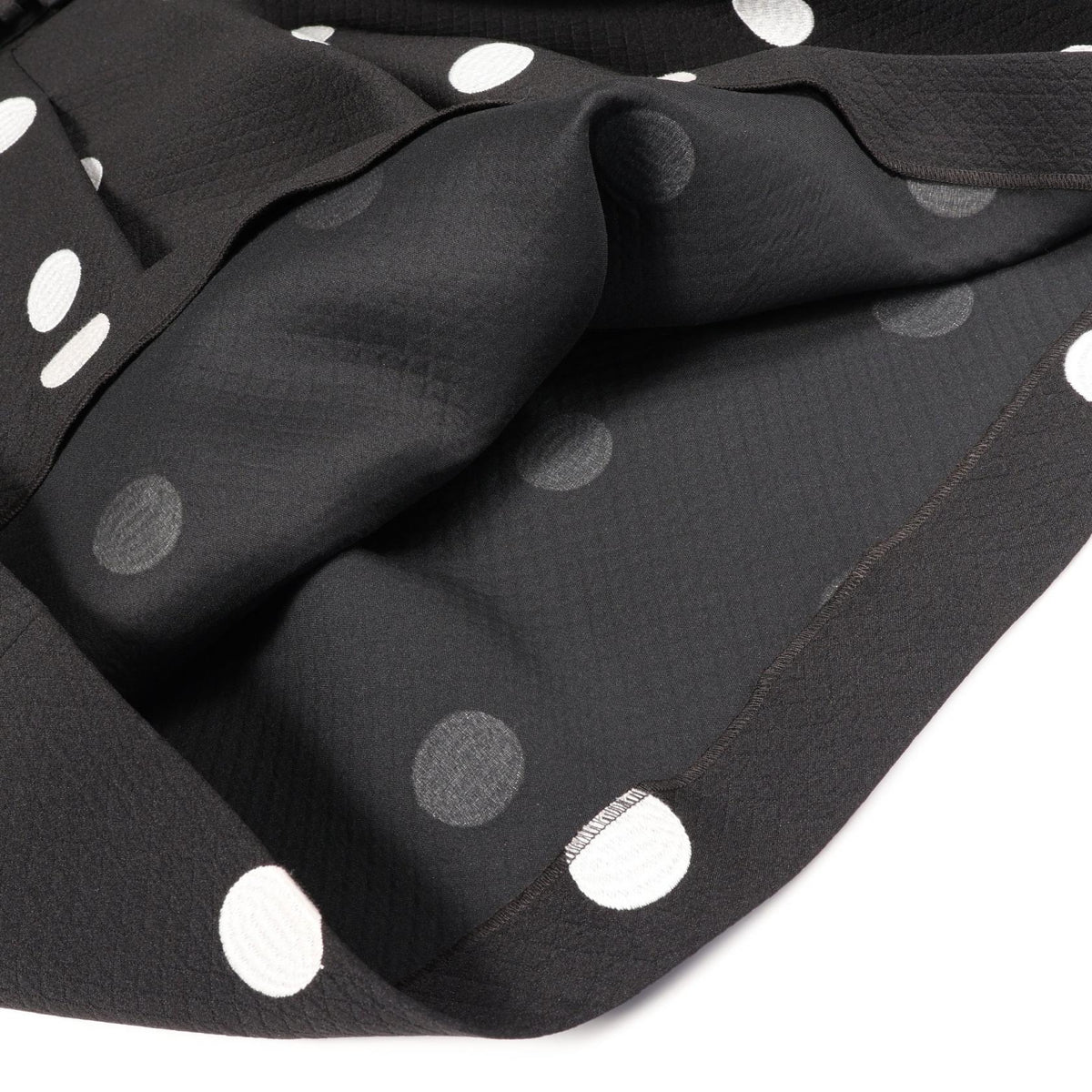 BOUTIQUE MOSCHINO Polka Dot Skirt Black Size 42
