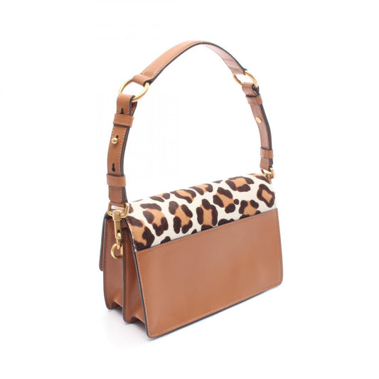 TOD'S T Timeless Leather Bag Brown