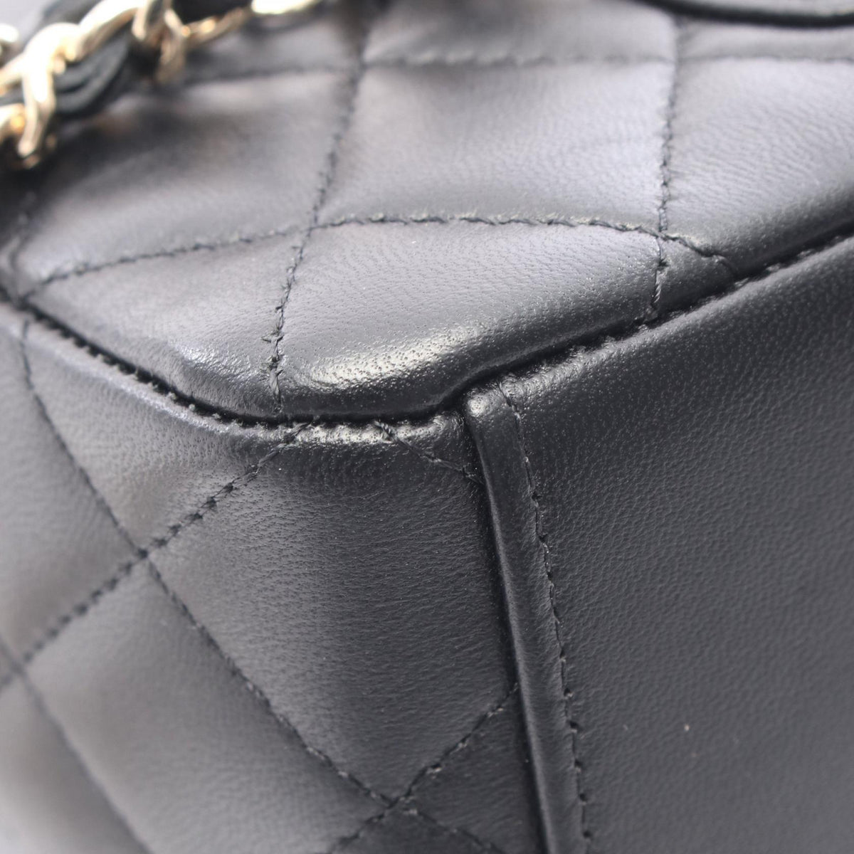 CHANEL Matelasse Leather Backpack Black