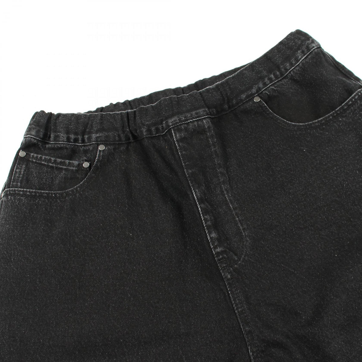 ENTIRE STUDIOS SPAR Shorts Black Denim Size M