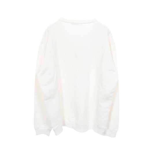 GIVENCHY Rainbow Logo Crewneck Sweatshirt White Size XXL