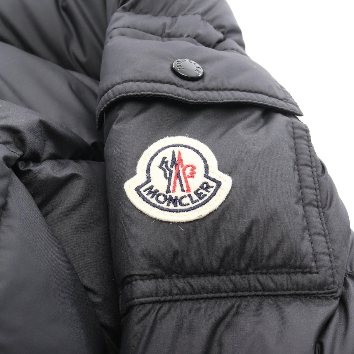 MONCLER IGESSE Black Polyester Down Jacket Size 3