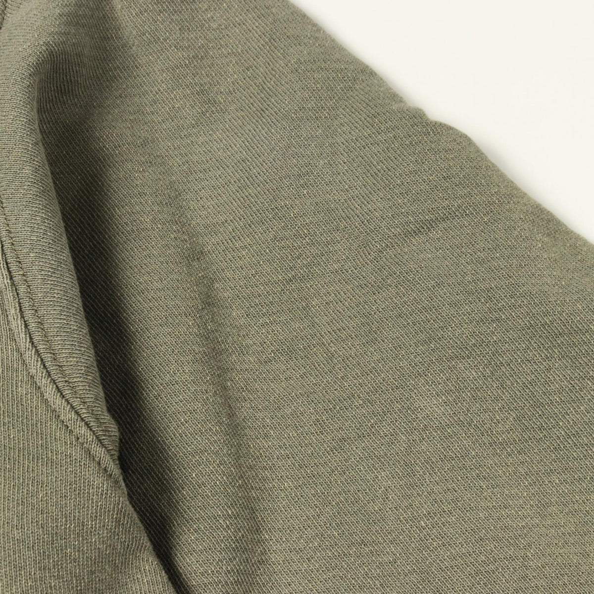 Maison Margiela Cropped Cut-Off Khaki Green Sweatshirt Size M