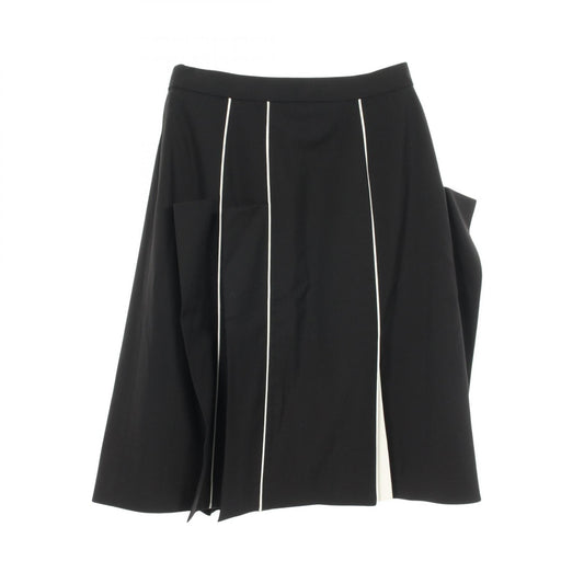 BURBERRY Wool Skirt Black Size UK4
