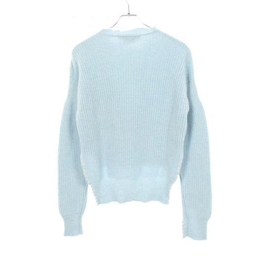 MARNI Crew Neck Wool Sweater Blue Size 36
