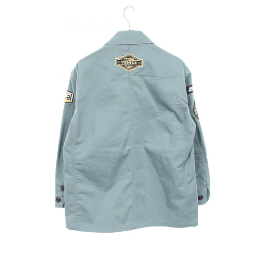 AVIREX ANTIFOULING Logo Patch Jacket Blue Size M